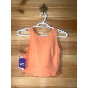 JoyLab Medium Support Longline Sports Bra-- Peach --Medium